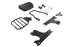 V-Twin Gloss Black Sissy Bar and Rack - 50-0027