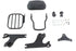 V-Twin Gloss Black Sissy Bar and Rack - 50-0027
