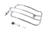 V-Twin 7 inch Solo Luggage Rack Chrome - 50-0060