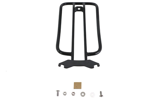 V-Twin 7 inch Solo Luggage Rack Black - 50-0061