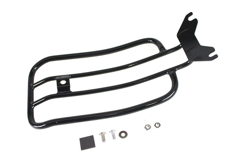 V-Twin 7 inch Solo Luggage Rack Black - 50-0063