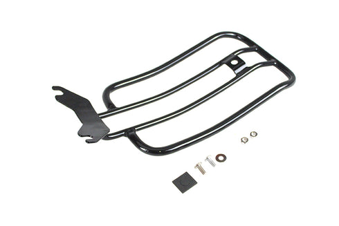 V-Twin 7 inch Solo Luggage Rack Black - 50-0063