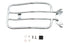 V-Twin 7 inch Solo Luggage Rack Chrome - 50-0066