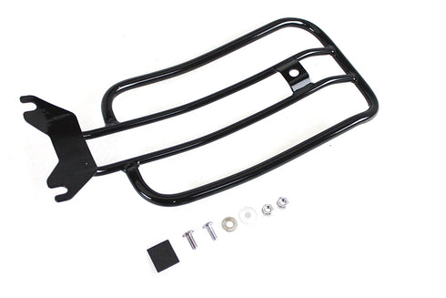 V-Twin 7 inch Solo Luggage Rack Black - 50-0067