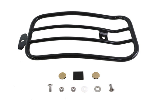 V-Twin 7 inch Solo Luggage Rack Black - 50-0069
