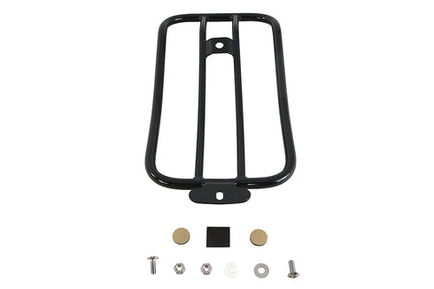 V-Twin 7 inch Solo Luggage Rack Black - 50-0069