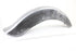 Wyatt Gatling Rear Fender Bobbed Raw Steel - 50-0150