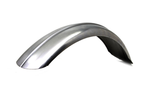 Wyatt Gatling 4 inch Ribbed Front Fender Raw - 50-0281