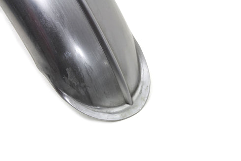 Wyatt Gatling 4 inch Ribbed Front Fender Raw - 50-0281