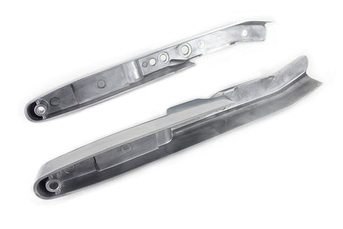 Wyatt Gatling Replica Rear Fender Strut Set Polished - 50-0286