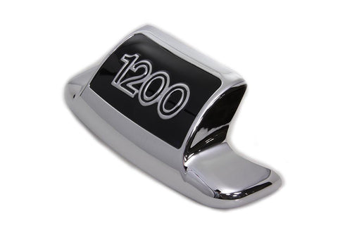 Wyatt Gatling Chrome and Black Rear Fender Tip inch1200 inch - 50-0344
