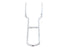V-Twin 30 inch Rigid Sissy Bar Chrome - 50-0376