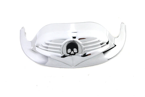 V-Twin Skull Front Fender Tip Chrome - 50-0382