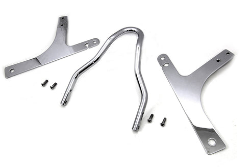 V-Twin 10 inch Sissy Bar Kit Chrome - 50-0477