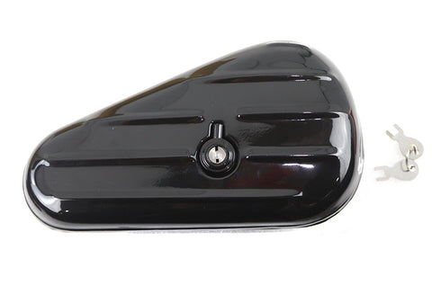 Wyatt Gatling Oval Right Side Black Tool Box - 50-0601