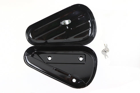 Wyatt Gatling Oval Right Side Black Tool Box - 50-0601