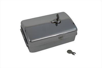 Wyatt Gatling Rectangular Chrome Tool Box - 50-0602