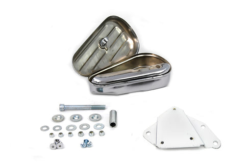 Wyatt Gatling Right Side Tool Box and Mount Kit Chrome - 50-0604