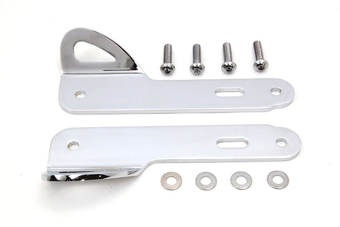 Wyatt Gatling Chrome Tie Down Bracket Kit - 50-0622