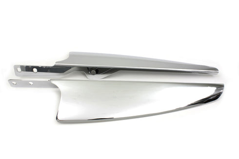 Wyatt Gatling Chrome Windshield Deflector Set - 50-0724