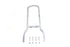 Wyatt Gatling 16 inch Tall Chrome Sissy Bar Back - 50-0841