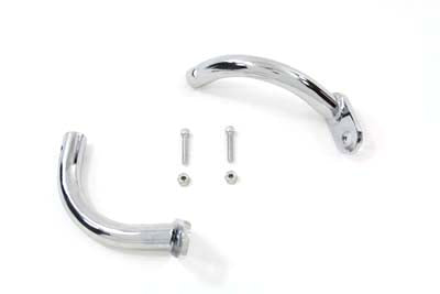 Wyatt Gatling Chrome Saddlebag Guard Eliminator Brackets - 50-0873