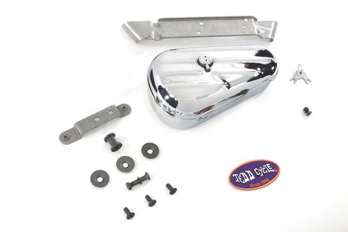 V-Twin Chrome Rigid Tool Box Kit - 50-0926