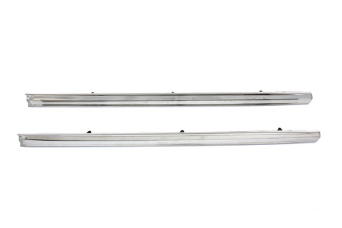 Wyatt Gatling Stainless Steel Front Fender Trim Side Rails - 50-0954