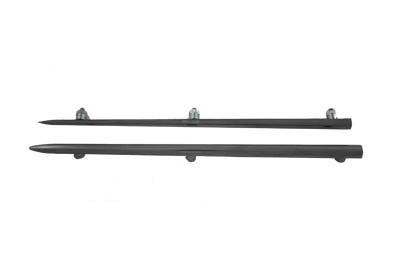 Wyatt Gatling Stainless Steel Front Fender Tip Side Rails - 50-0957