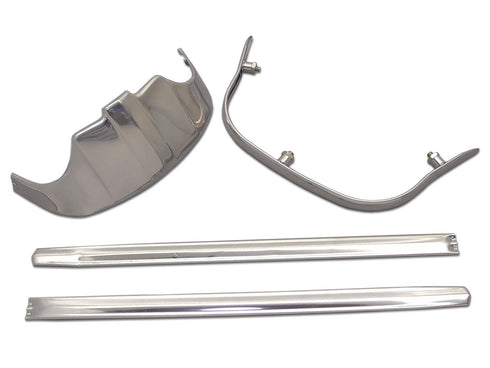 Wyatt Gatling Stainless Steel Front Fender Tip Kit - 50-0958