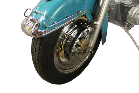 Wyatt Gatling Chrome Front Fender Tip inch1200 inch - 50-1029