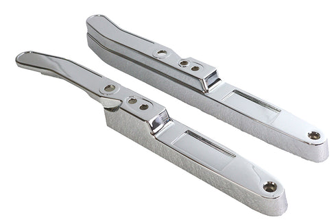 Wyatt Gatling Replica Rear Fender Strut Set Chrome - 50-1064