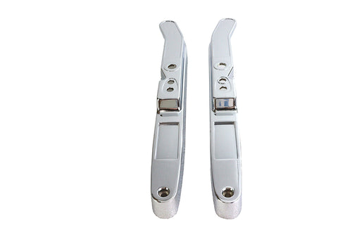 Wyatt Gatling Replica Rear Fender Strut Set Chrome - 50-1064