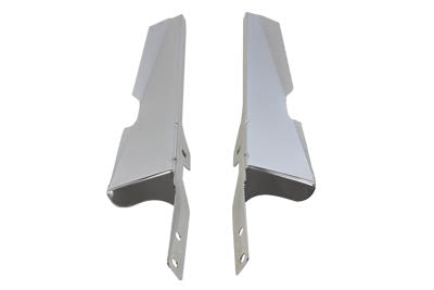 Wyatt Gatling Chrome Windshield Deflector Set - 50-1067