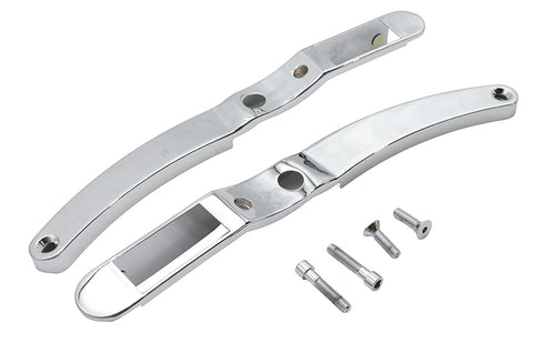 Wyatt Gatling Rear Fender Strut Cover Set Chrome - 50-1082