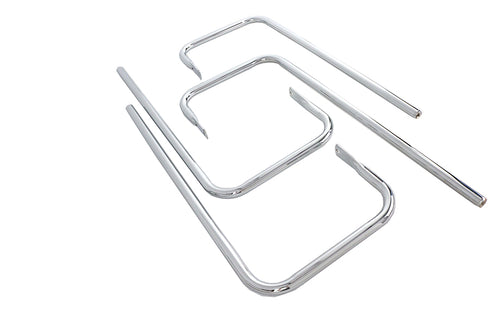 Wyatt Gatling Chrome Saddlebag Rail Set - 50-1113