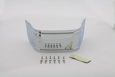 Wyatt Gatling Chrome Lower Fender Trim Skirt with Flame - 50-1132