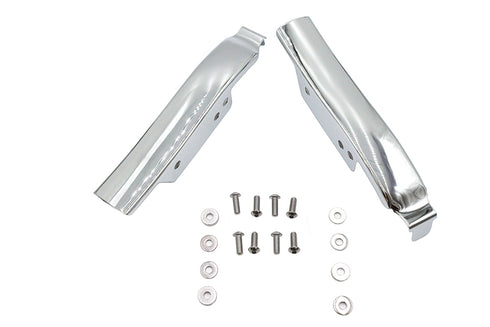 Wyatt Gatling Saddlebag Rear Filler Strip Set Chrome - 50-1135