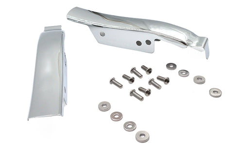 Wyatt Gatling Saddlebag Rear Filler Strip Set Chrome - 50-1135