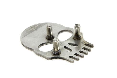 Wyatt Gatling Stainless Steel Fender Medallion with Skull - 50-1137