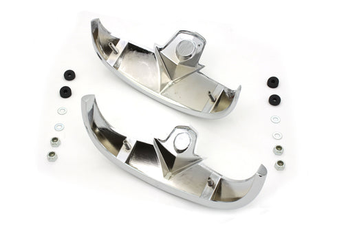 V-Twin Chrome Fender Tip Set - 50-1214