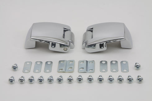 Wyatt Gatling Chrome Tour-Pak Luggage Hinge Kit - 50-1216