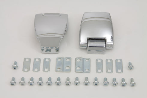 Wyatt Gatling Chrome Tour-Pak Luggage Hinge Kit - 50-1216