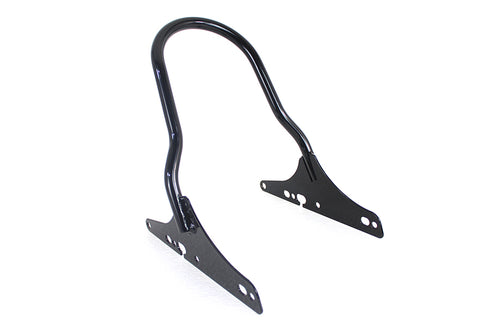 Wyatt Gatling 10-1/4 inch Low Profile One Piece Sissy Bar Black - 50-1226