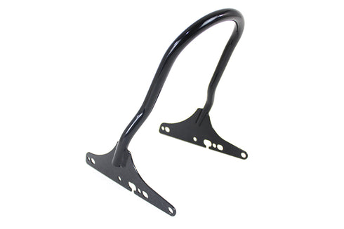 Wyatt Gatling 10-1/4 inch Low Profile One Piece Sissy Bar Black - 50-1226