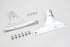 Wyatt Gatling Sissy Bar Side Plate Set Chrome - 50-1227