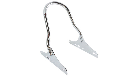 Wyatt Gatling 10-1/4 inch Low Profile One Piece Sissy Bar Chrome - 50-1236