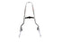 Wyatt Gatling One Piece Sissy Bar Chrome - 50-1237