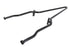 V-Twin 25 inch Rigid Sissy Bar Black - 50-1361