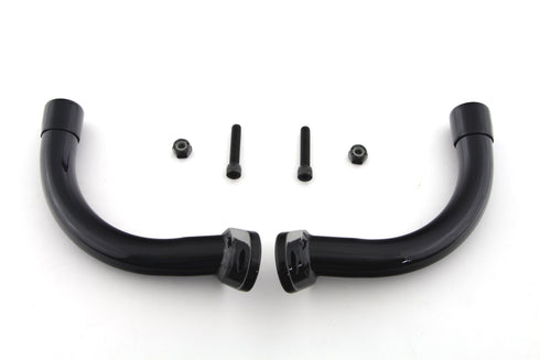 Wyatt Gatling Black Saddlebag Guard Eliminator Brackets - 50-1518